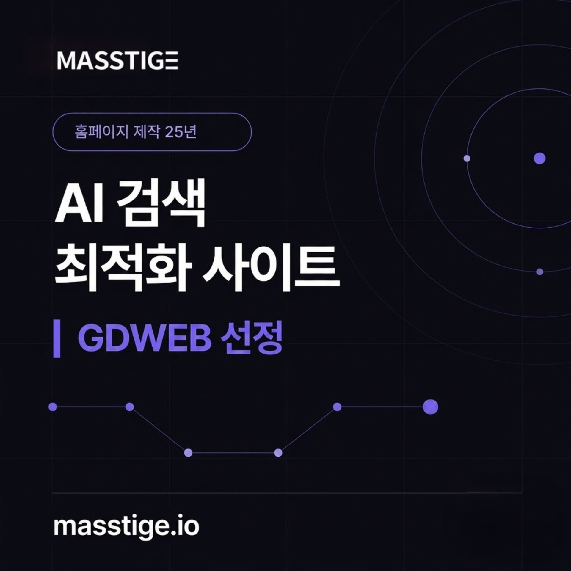 매스티지, AI로 제작한 masstige.io로 GDWEB WINNER PRIZE 수상