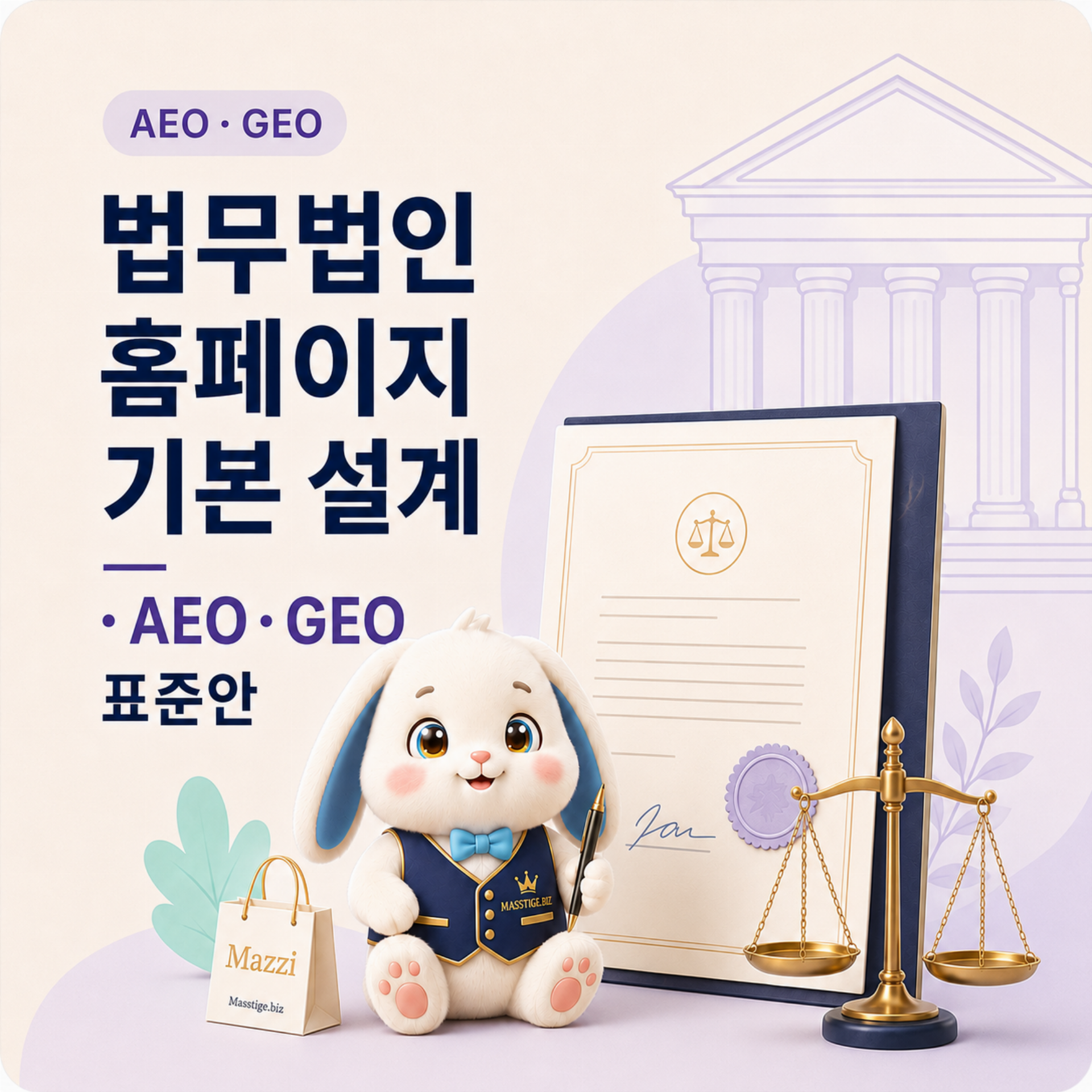 법무법인 홈페이지 기본설계 aeo,geo 표준